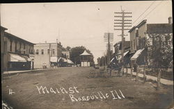Main Street Roseville, IL Postcard Postcard Postcard
