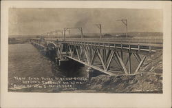 New Connecticut River Highway Bridge Lyme Old Saybrook, CT Postcard Postcard 
