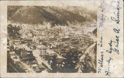 Aerial View Wallace, ID Postcard Postcard Postcard