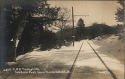 C & G Trolley Line, Caledonia Park Chambersburg, PA Postcard Postcard Postcard