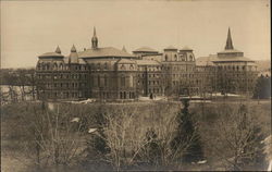 Rare: Wellesley College Hall, Before Fire c1910 Postcard