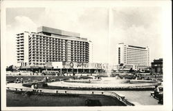 The Nile Hilton Hotel and Municipality Building Postcard