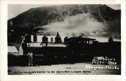 No. 7 - A Compound Engine on the White Pass & Yukon Route Skagway, AK Postcard Postcard Postcard