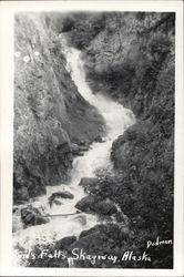 Waterfall Skagway, AK Postcard Postcard Postcard