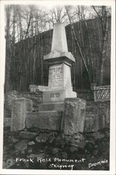 Frank Reid Monument Skagway, AK Postcard Postcard Postcard