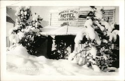 Miner's Rest Hotel Sabin & McInnes Sheep Camp Postcard