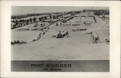 View of Fort in 1889 Fort Bridger, WY Postcard Postcard Postcard