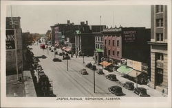 Jasper Avenue, Edmonton Alberta Canada Postcard Postcard Postcard