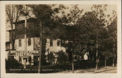 Southern Pines Hotel Postcard