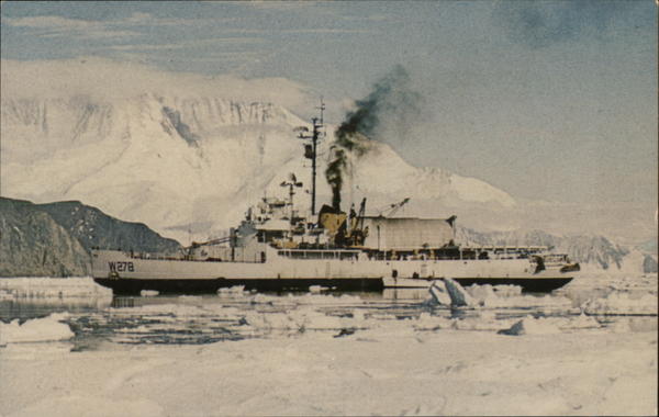 USCGC Staten Island at Hallett Station, Antarctica