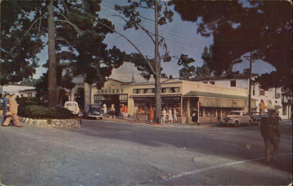 Ocean Avenue Carmel California