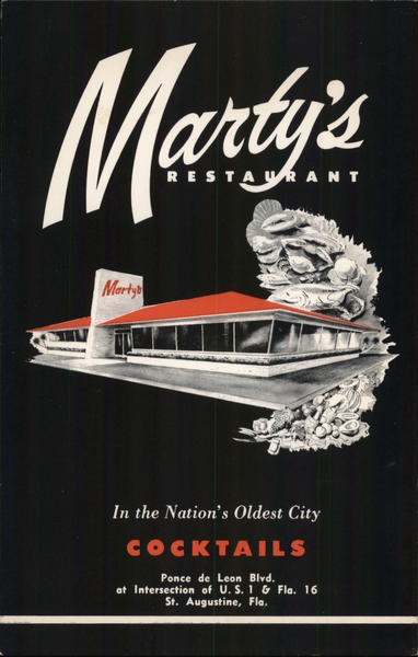 Marty's Restaurant St. Augustine Florida