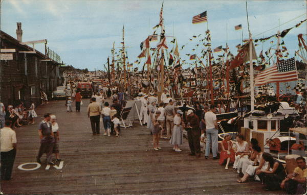 Gala Wharf Scene, Blessing of the Fleet Provincetown Massachusetts