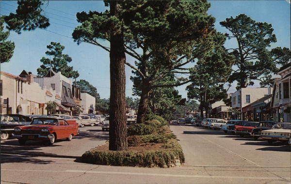 Street Scene Carmel-By-The-Sea California