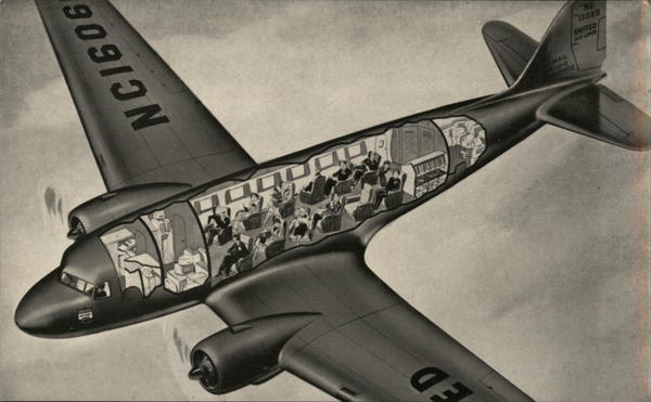 New Skylounge of the Skyways Aircraft