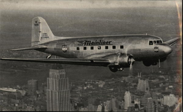 United Air Lines Skylounge Aircraft