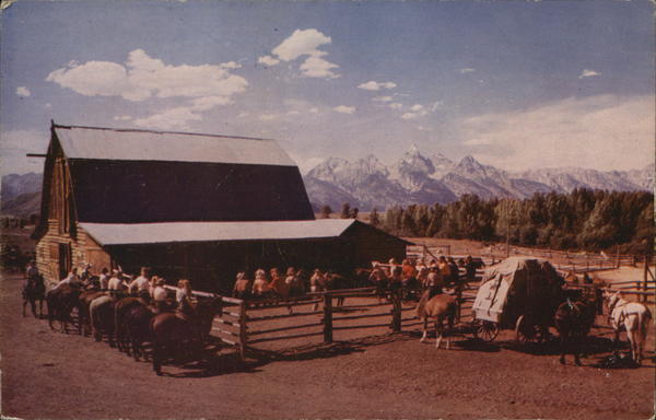 Cattle Ranch in Teton Valley Jackson Wyoming