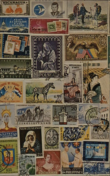 Roman J. Burkiewicz - Stamp Dealer, Stamp Perforation Gauge Chicago Illinois