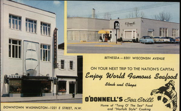 O'Donnell's Sea Grill Washington District of Columbia