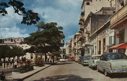 Street Scene San Juan, Puerto Rico Postcard Postcard 