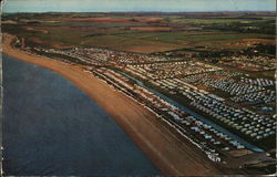 Aerial View Heacham, England Norfolk Postcard Postcard Postcard
