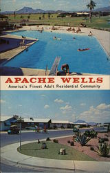 Apache Wells Mobile City Mesa, AZ Postcard Postcard Postcard