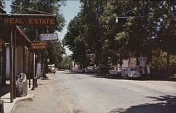 Main Street Looking East Murphys, CA Postcard Postcard Postcard