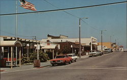 Post Office & Franklin Street Fort Bragg, CA Postcard Postcard Postcard