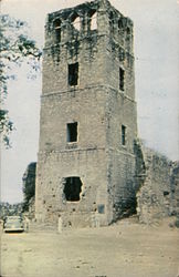 Old Ruins of Cathedral Panama, Panama Postcard Postcard Postcard