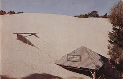 Buried Spring House, Desert of Maine Freeport, ME Postcard Postcard Postcard