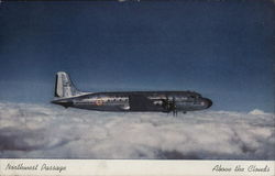 Northwest Passage Above the Clouds Aircraft Postcard Postcard Postcard