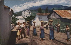 Street Scene Postcard