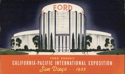 Ford Exhibit 1935 California Pacific Exposition San Diego Postcard Postcard Postcard