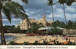 Waikiki Beach Honolulu, HI Postcard Postcard Postcard