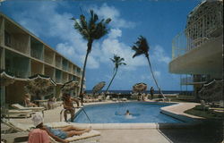 The Golden Falcon Hotel Pompano Beach, FL Postcard Postcard Postcard