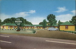 Tucky's Garden Motel Strongsville, OH Postcard Postcard Postcard