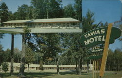 Tawas Motel Tawas City, MI Postcard Postcard 