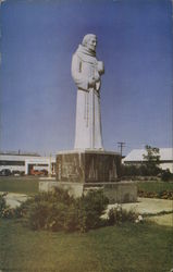 Garces Statue Postcard