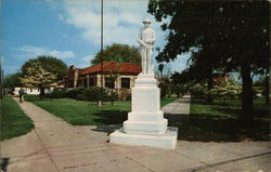 Jacksonville Public Library and Park Texas Postcard Postcard Postcard