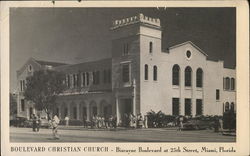 Boulevard Christian Church Postcard