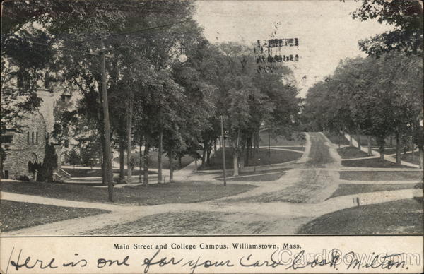 Main Street and College Campus Williamstown Massachusetts