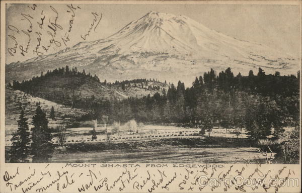 Mount Shasta from Edgewood California