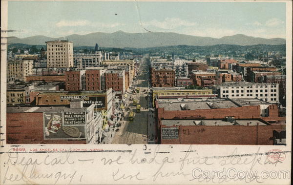 Los Angeles Looking North California