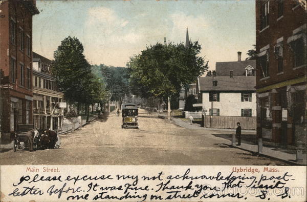 Main Street Uxbridge Massachusetts