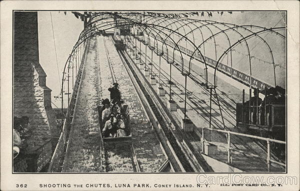 Shooting the Chutes, Luna Park Coney Island New York