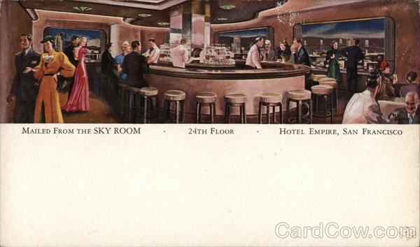 Hotel Empire Sky Room San Francisco California