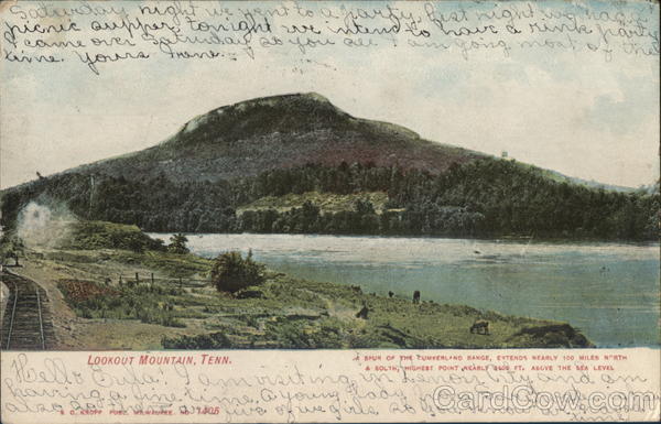 View of Lookout Mountain Tennessee