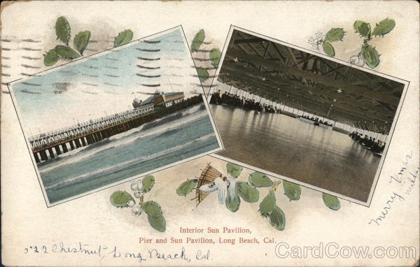 Interior Sun Pavillion and Pier Long Beach California