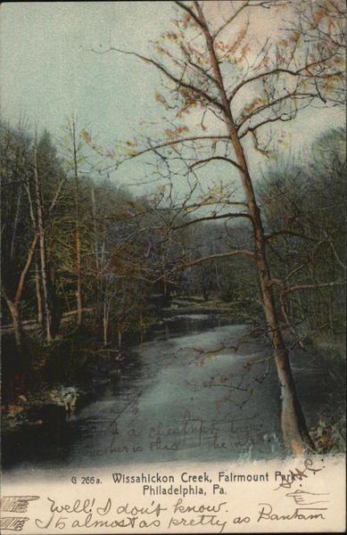 Wisshickon Creek, Fairmont Park Philadelphia Pennsylvania
