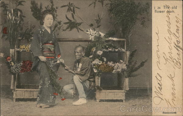 The Old Flower Man Asian